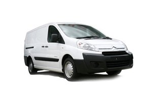 small white van